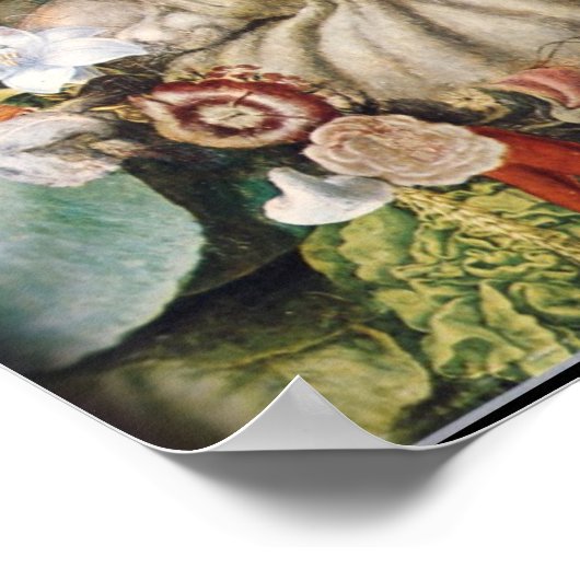 Giuseppe Arcimboldo Vertumnus Vegetable-Man Poster (Hoek)