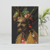 Giuseppe Arcimboldo - Vier seizoenen in één hoofd Bedankkaart (Staand voorkant)