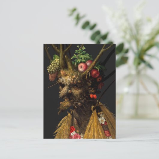Giuseppe Arcimboldo - Vier Seizoenen in één hoofd Briefkaart (Staand voorkant)