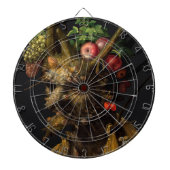 Giuseppe Arcimboldo - Vier seizoenen in één hoofd Dartbord (Voorkant)