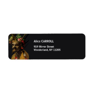 Giuseppe Arcimboldo - Vier seizoenen in één hoofd Etiket