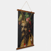 Giuseppe Arcimboldo - Vier seizoenen in één hoofd Hangend Wandkleed (Gebogen)