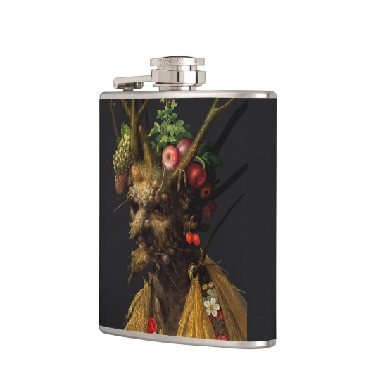 Giuseppe Arcimboldo - Vier seizoenen in één hoofd Heupfles (Links)