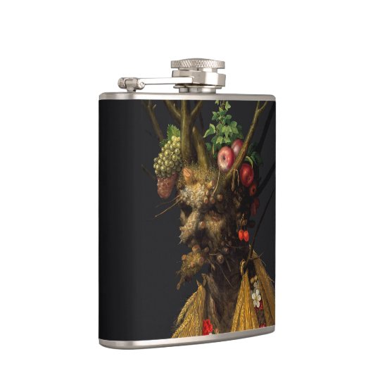 Giuseppe Arcimboldo - Vier seizoenen in één hoofd Heupfles (Rechts)