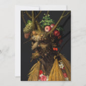 Giuseppe Arcimboldo - Vier seizoenen in één hoofd Kaart (Voorkant)