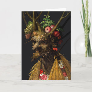 Giuseppe Arcimboldo - Vier seizoenen in één hoofd Kaart