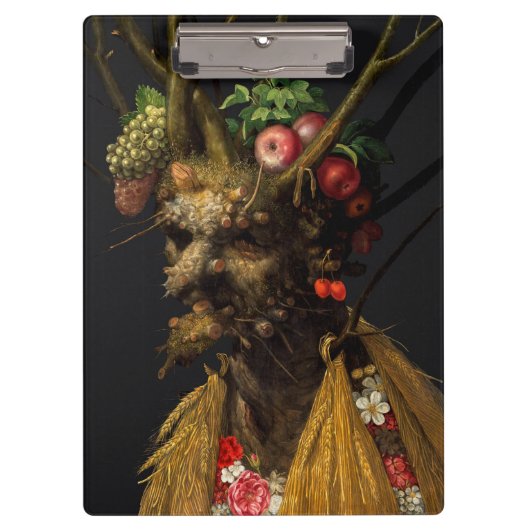 Giuseppe Arcimboldo - Vier seizoenen in één hoofd Klembord (Voorkant)