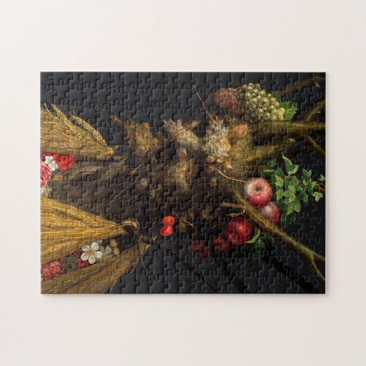 Giuseppe Arcimboldo - Vier seizoenen in één hoofd Legpuzzel (Horizontaal)