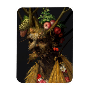 Giuseppe Arcimboldo - Vier seizoenen in één hoofd Magneet
