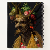 Giuseppe Arcimboldo - Vier seizoenen in één hoofd Notitieboek (Achterkant)