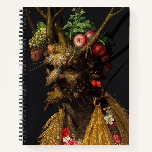Giuseppe Arcimboldo - Vier seizoenen in één hoofd Notitieboek (Voorkant)