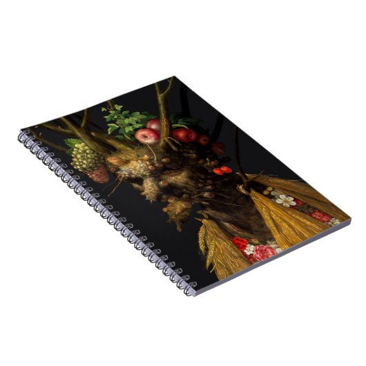 Giuseppe Arcimboldo - Vier seizoenen in één hoofd Notitieboek (Rechterzijde)