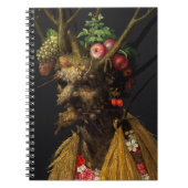Giuseppe Arcimboldo - Vier seizoenen in één hoofd Notitieboek (Voorkant)