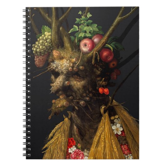 Giuseppe Arcimboldo - Vier seizoenen in één hoofd Notitieboek (Voorkant)