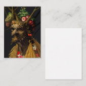 Giuseppe Arcimboldo - Vier seizoenen in één hoofd Notitiekaartje (Voorkant / Achterkant)