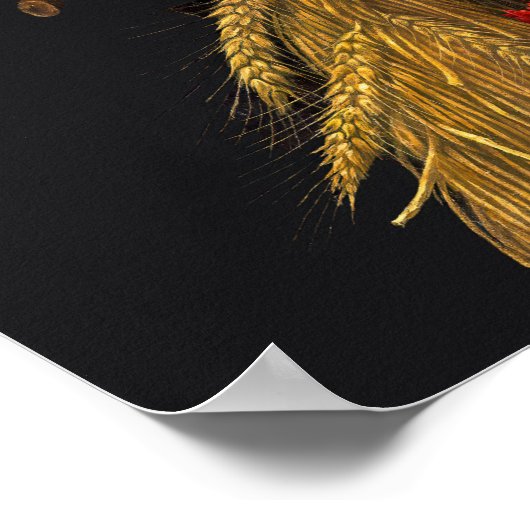 Giuseppe Arcimboldo - Vier seizoenen in één hoofd Poster (Hoek)