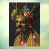Giuseppe Arcimboldo - Vier seizoenen in één hoofd Raamsticker (Vel 3)