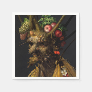 Giuseppe Arcimboldo - Vier seizoenen in één hoofd Servet