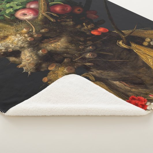 Giuseppe Arcimboldo - Vier seizoenen in één hoofd Sherpa Deken (3/4)