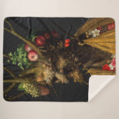 Giuseppe Arcimboldo - Vier seizoenen in één hoofd Sherpa Deken (Voorkant (horizontaal))