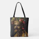 Giuseppe Arcimboldo - Vier seizoenen in één hoofd Tote Bag (Achterkant)
