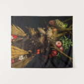Giuseppe Arcimboldo - Vier seizoenen in één hoofd Wandkleed (Voorkant (horizontaal))