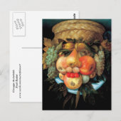 Giuseppe Arcimboldo - Vruchtmandje Briefkaart (Voorkant / Achterkant)