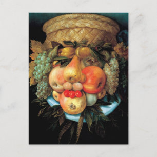Giuseppe Arcimboldo - Vruchtmandje Briefkaart