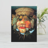 Giuseppe Arcimboldo - Vruchtmandje Kaart (Staand voorkant)