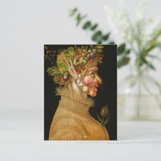 Giuseppe Arcimboldo - Zomer Briefkaart (Staand voorkant)
