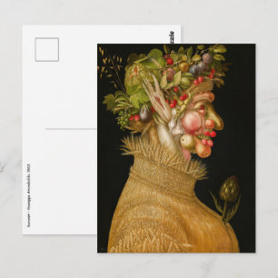 Giuseppe Arcimboldo - zomer Briefkaart