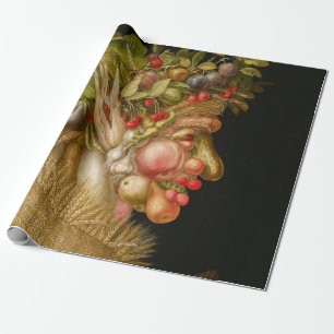 Giuseppe Arcimboldo - zomer Cadeaupapier