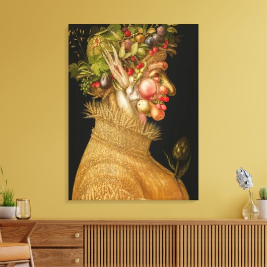 Giuseppe Arcimboldo - zomer Canvas Afdruk (Insitu (Woonkamer))