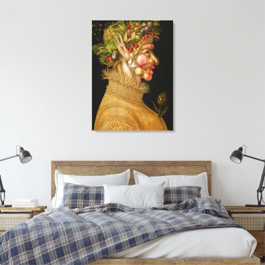 Giuseppe Arcimboldo - zomer Canvas Afdruk (Insitu (Slaapkamer))