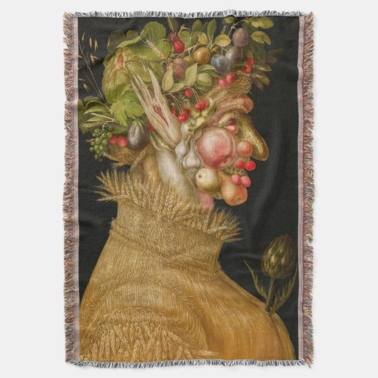 Giuseppe Arcimboldo - zomer Deken (Voorkant Verticaal)