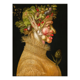 Giuseppe Arcimboldo - zomer Foto Afdruk