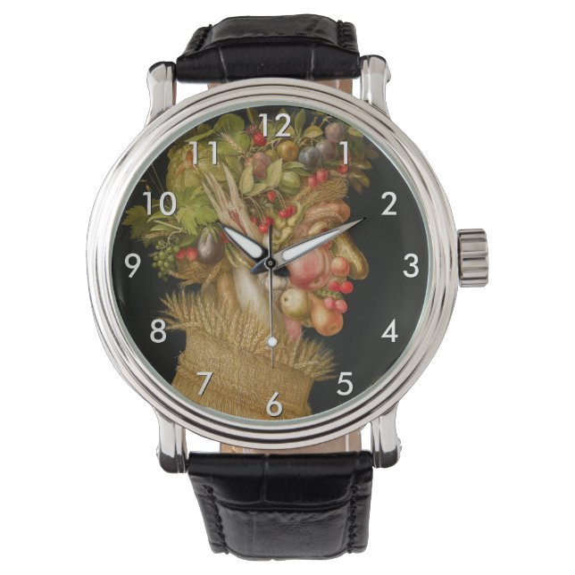 Giuseppe Arcimboldo - zomer Horloge (Voorkant)