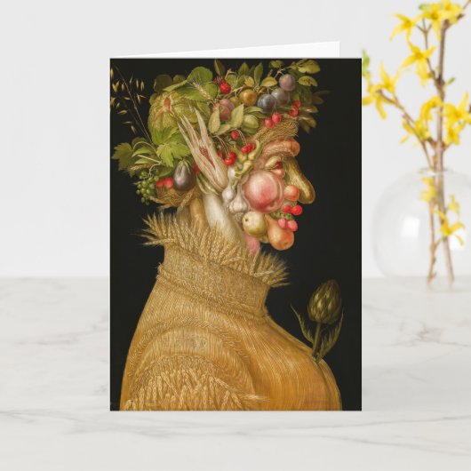 Giuseppe Arcimboldo - Zomer Kaart (Gele Bloem)