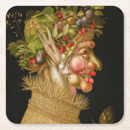 Giuseppe Arcimboldo - zomer Kartonnen Onderzetters