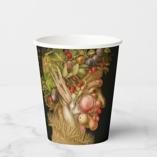 Giuseppe Arcimboldo - zomer Papieren Bekers (Voorkant)