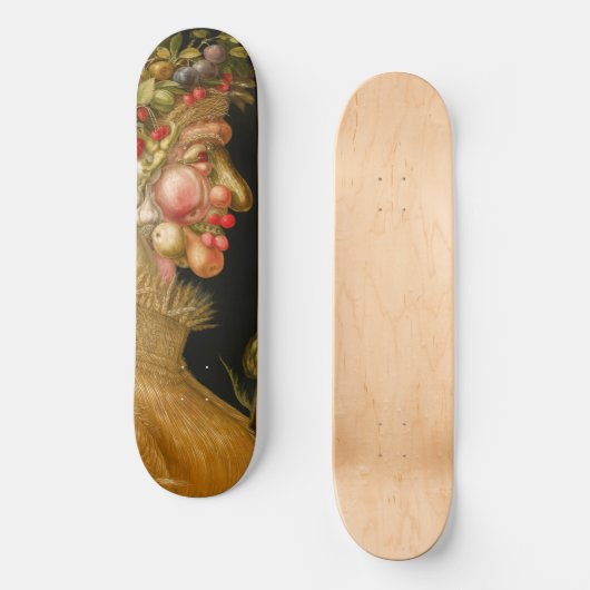 Giuseppe Arcimboldo - zomer Persoonlijk Skateboard (Voorkant)