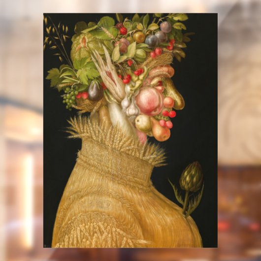 Giuseppe Arcimboldo - Zomer Raamsticker (Vel 2)