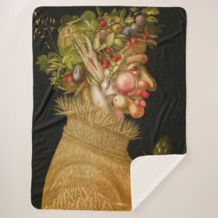 Giuseppe Arcimboldo - zomer Sherpa Deken