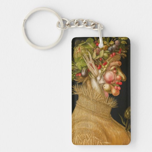 Giuseppe Arcimboldo - zomer Sleutelhanger (Voorkant)