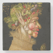 Giuseppe Arcimboldo - zomer Stenen Onderzetter (Voorkant)