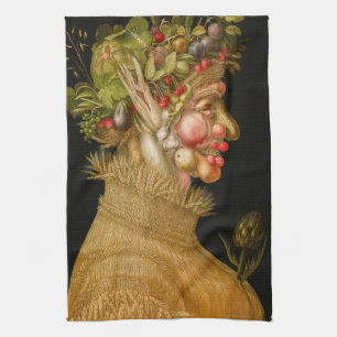 Giuseppe Arcimboldo - zomer Theedoek