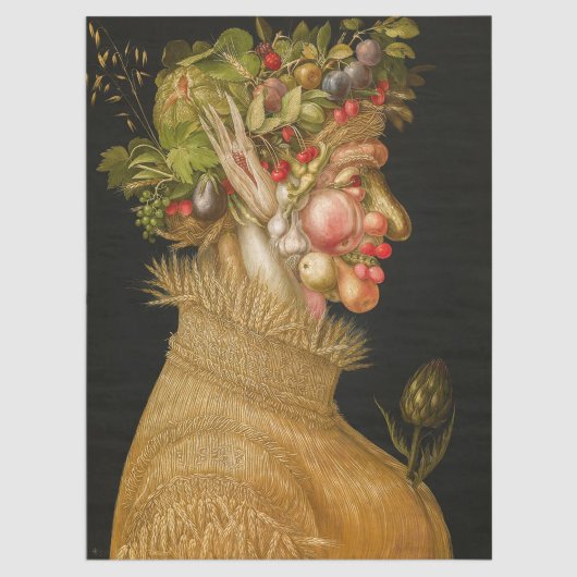 Giuseppe Arcimboldo - zomer Tissuepapier