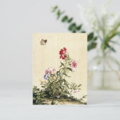 Giuseppe Castiglione - Anjerkunst Briefkaart (Staand voorkant)