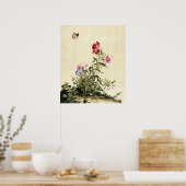 Giuseppe Castiglione - Anjerkunst Poster (Keuken)