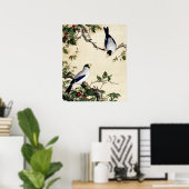 Giuseppe Castiglione - Kersenbloesems Fine Art Poster (Thuiskantoor)